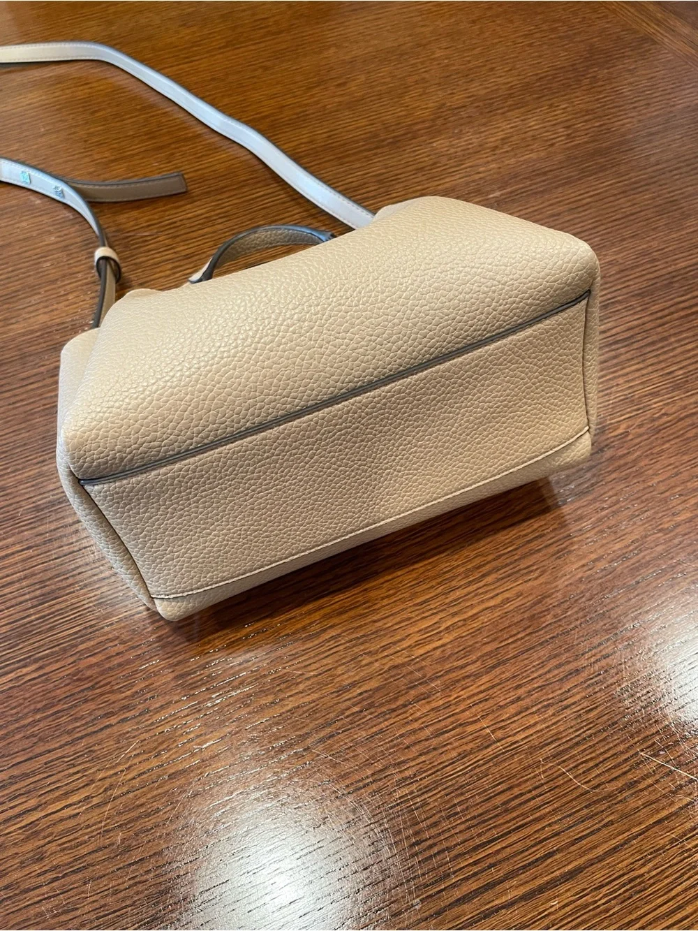 DKNY Willa Mini Leather Satchel with Detachable Strap